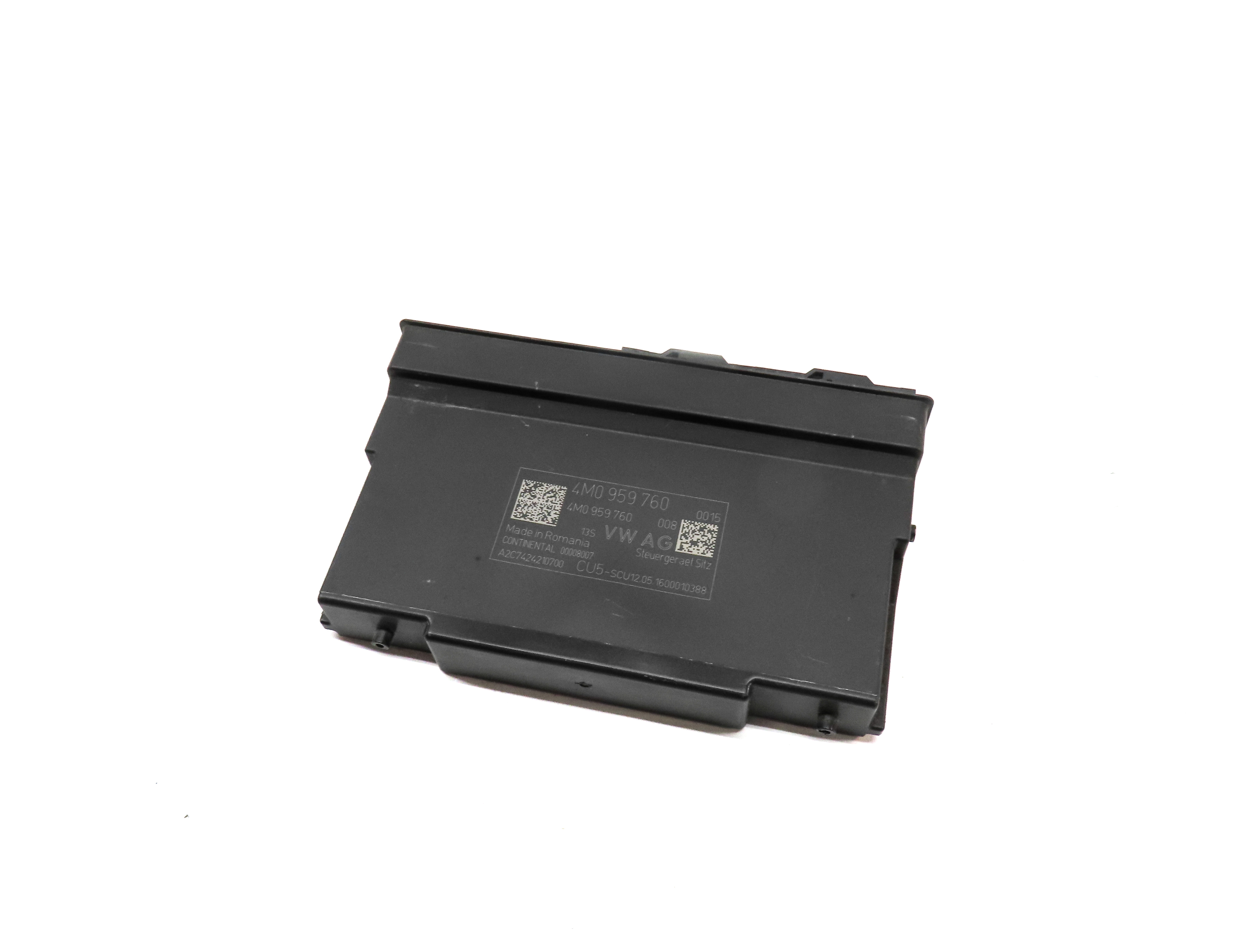 17-20 AUDI Q7 (4M) FRONT LEFT DRIVER SEAT BACKREST ADJUST CONTROL MODULE — exact item pictured